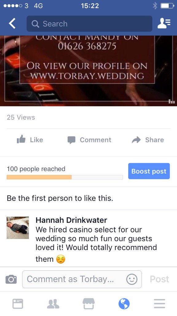 TorbayWedding's tweet photo. Great review posted on our Facebook page https://t.co/fB7s9utDt5 @CasinoMandy #torbay #wedding #casino #devon #fun https://t.co/ZoxopqgIgf