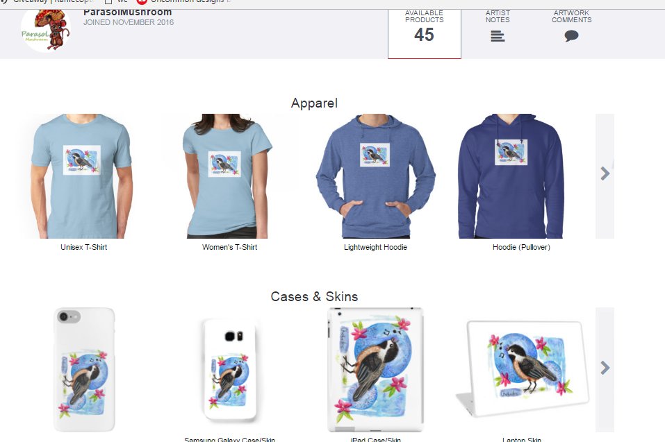 ParasolMushroom's tweet photo. Want this design? Buy it @redbubble now on over 40 products! 
https://t.co/J0YNReofar

#redbubble #art #watercolor #birds #onelinestore https://t.co/hgm0Anc8AW