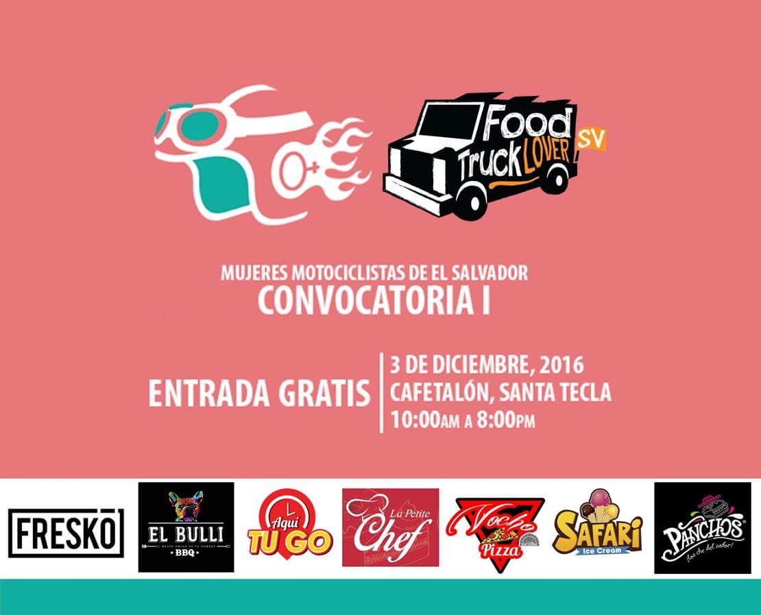 foodtrucklovesv's tweet image. Hoy, las chicas motociclistas d #ShevarBikers tienen evento en El Cafetalón  y los foodtrucks estaremos allí!