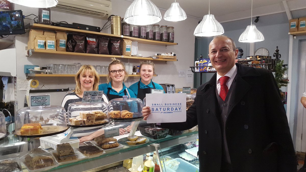 First of our visits @SmallBizSatUK @1066battledeli @FSBEastSussex <a href="/WillsTrustsLPA/">NICOLAE TROFIN</a> <a href="/FSB_Voice/">Federation of Small Businesses (FSB)</a> #SmallBizSatUK Thanks Kate &amp; Team 🎄🎄