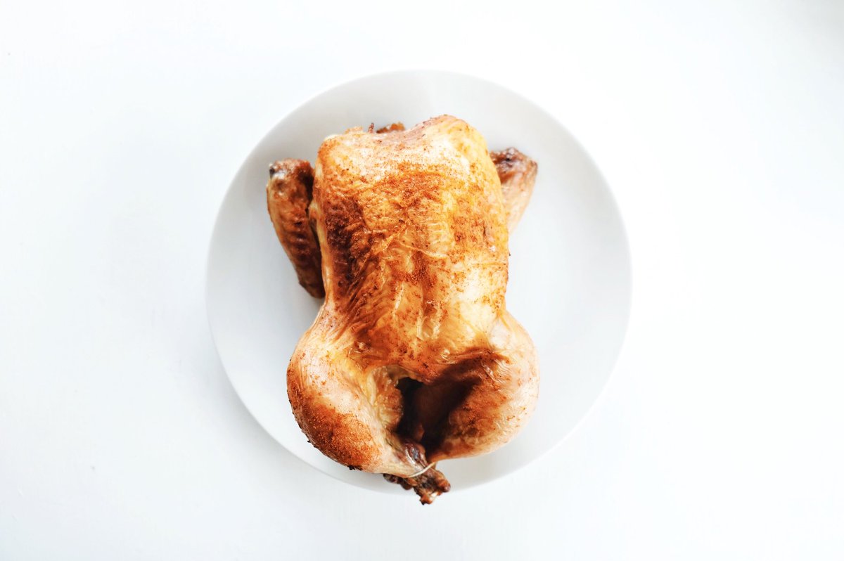 dirtybirdmn's tweet photo. Brined for 12 hours, organic and covered in our Dirty Bird rub. Meet family dinner. 🍗 https://t.co/0DFnSOPxie