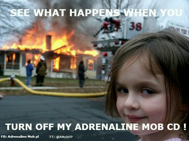 AMobFP's tweet image. Never...ever...touch. ..my... @AdrenalineMob CDs 😜