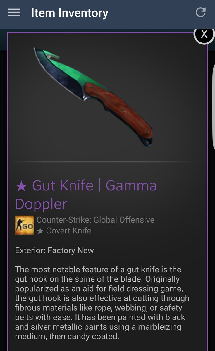 Pala's tweet image. CS GO KNIFE GIVEAWAY!

RT + FOLLOW, AND IN 2 HOURS I'M GOING TO SELL A GAMMA DOPPLER HELLA CHEAP, FOR $2, ON @Gameflipapp!

GO GO GO!