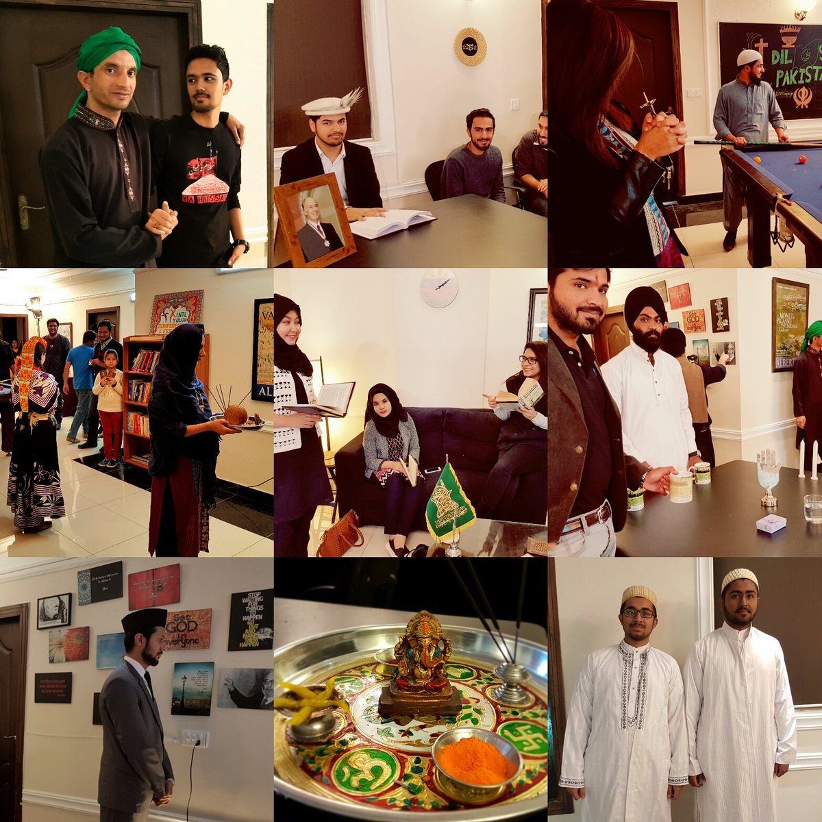 Ali_Abbas_Zaidi's tweet photo. Pakistani Hindus, Christians, Bahais, Ahmedis, Shias, Ismailis, Bohras, Kalasha, Parsis, Deobandis, Brelevis,  Sikhs in a room. https://t.co/9U8vilDfz5