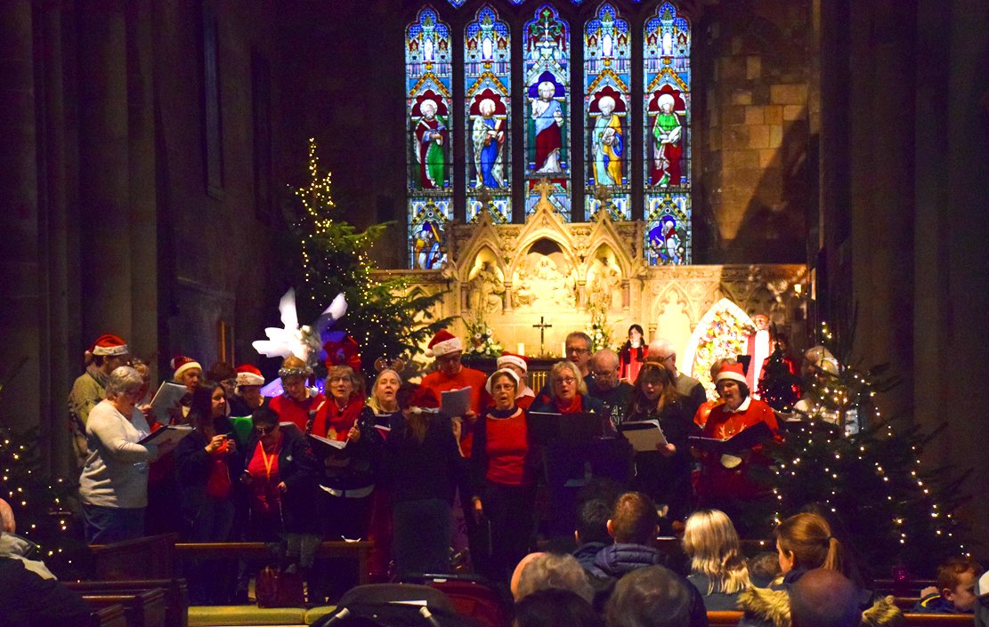 mousey3211's tweet photo. #ChristmasTree festival St John's Church #Knaresborough  @Enjoy_Harrogate @moreHarrogate @A1Knaresborough @KnaresboroNow @KnaresboroughOL https://t.co/gRcnGlizGa