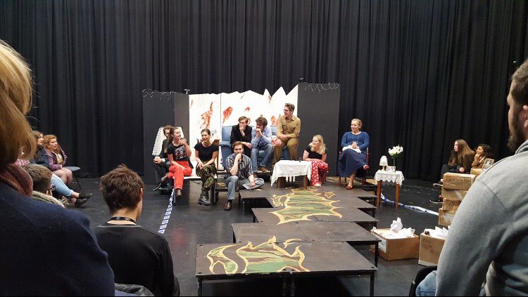 DeepcutUWTSD's tweet photo. A picture from our final Q&amp;A at @Gloscol. Brilliant questions from the audience, it's great that they were so passionate about the subject! https://t.co/FsAxnaFllo