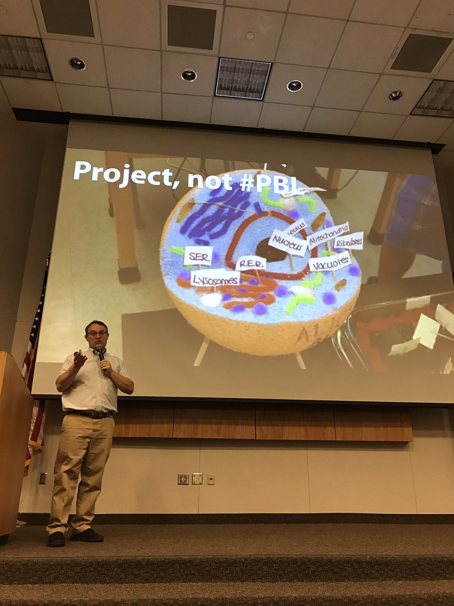 Hell2Teach's tweet photo. Amen! #pbl #inquiry is more than a product/project @jcorippo #clscart16 #pbloakpark https://t.co/m2mXGGCfHT