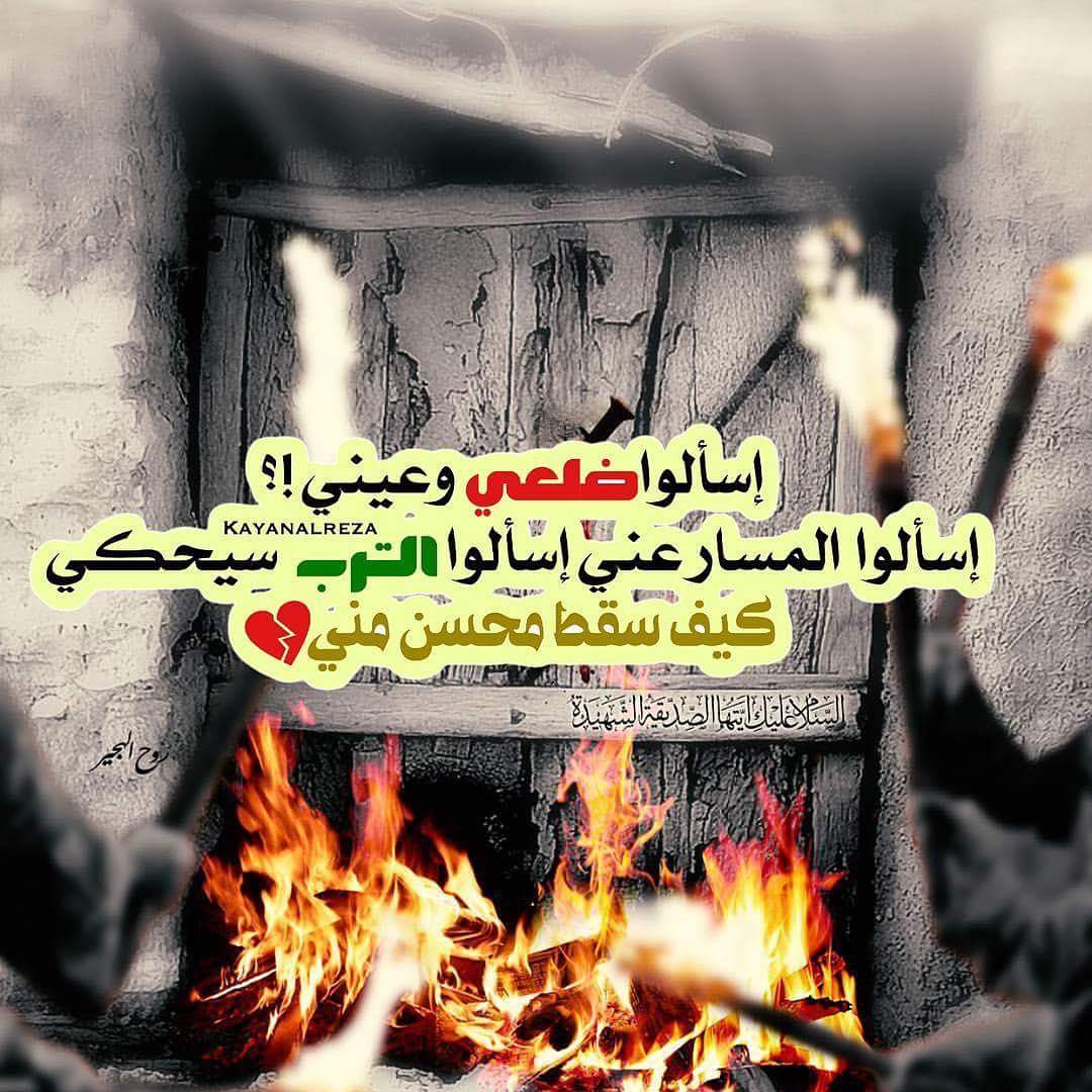 لـولا سـقـوط جـنين فاطمه لما .. اودى لها في كربلاء جنين
وبـكـسر  ذاك الضلع رضت اضلع.. في طيها سر الاله مصون

#يازهراء
.