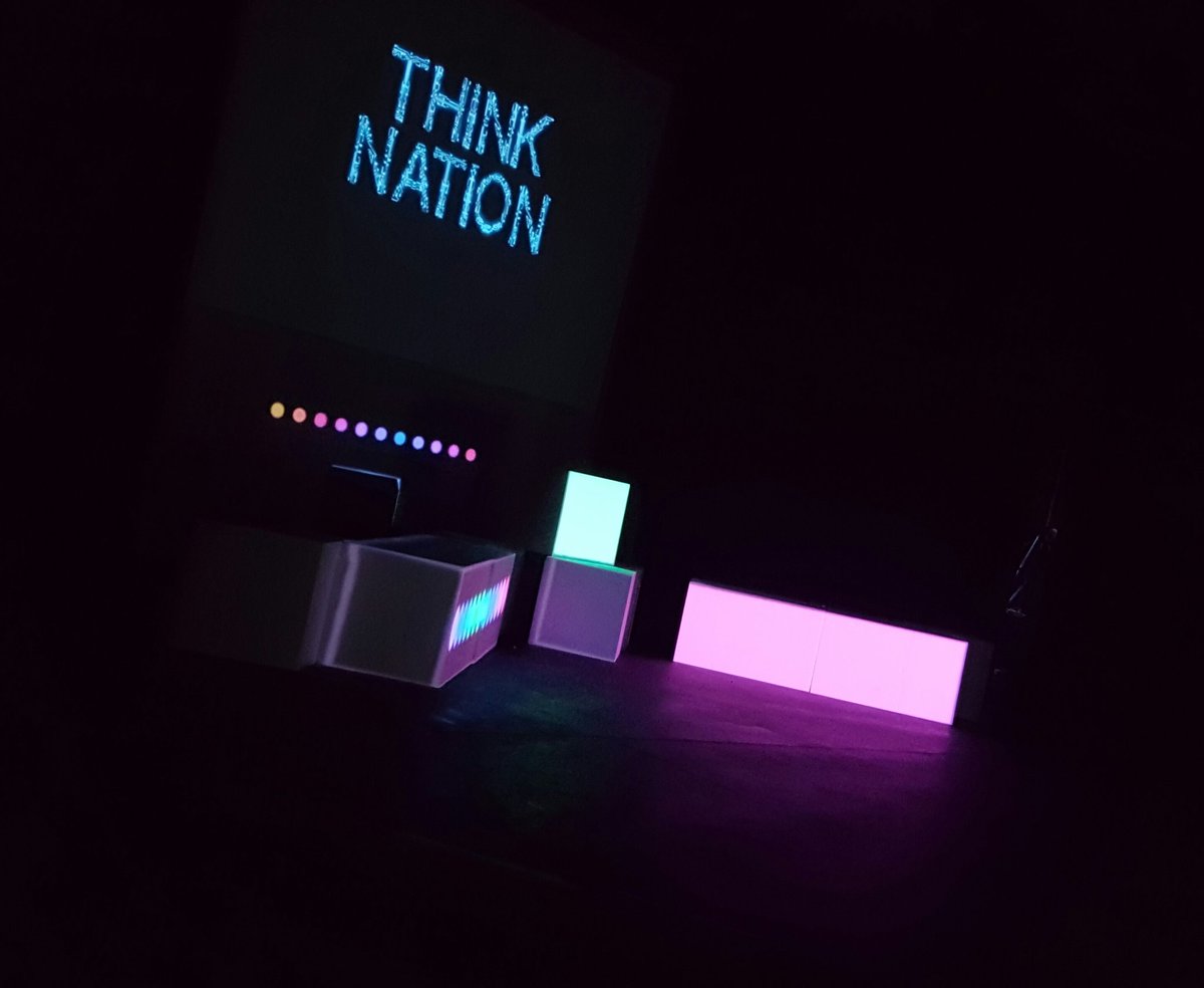 jon_pratty's tweet photo. Projection mapping at Think Nation #TN2016 was by @Howard_Griffin with students from University of Kent School of Architectural Illustration https://t.co/FzELwUBF7C