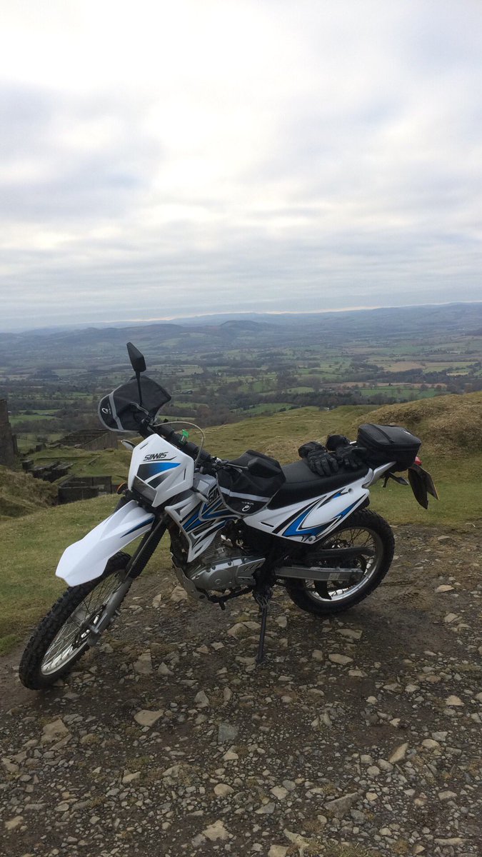 Stunning views from Titterstone Clee #TitterstoneCleeHill #TitterstoneClee #CleeHills #sinninsmoto #sinninsmotorcycles #sinnisblade