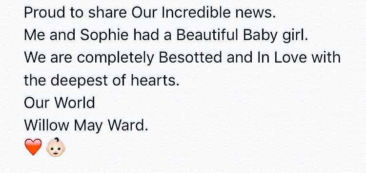 shayneTward's tweet image. 👶🏻@SophieAustin1