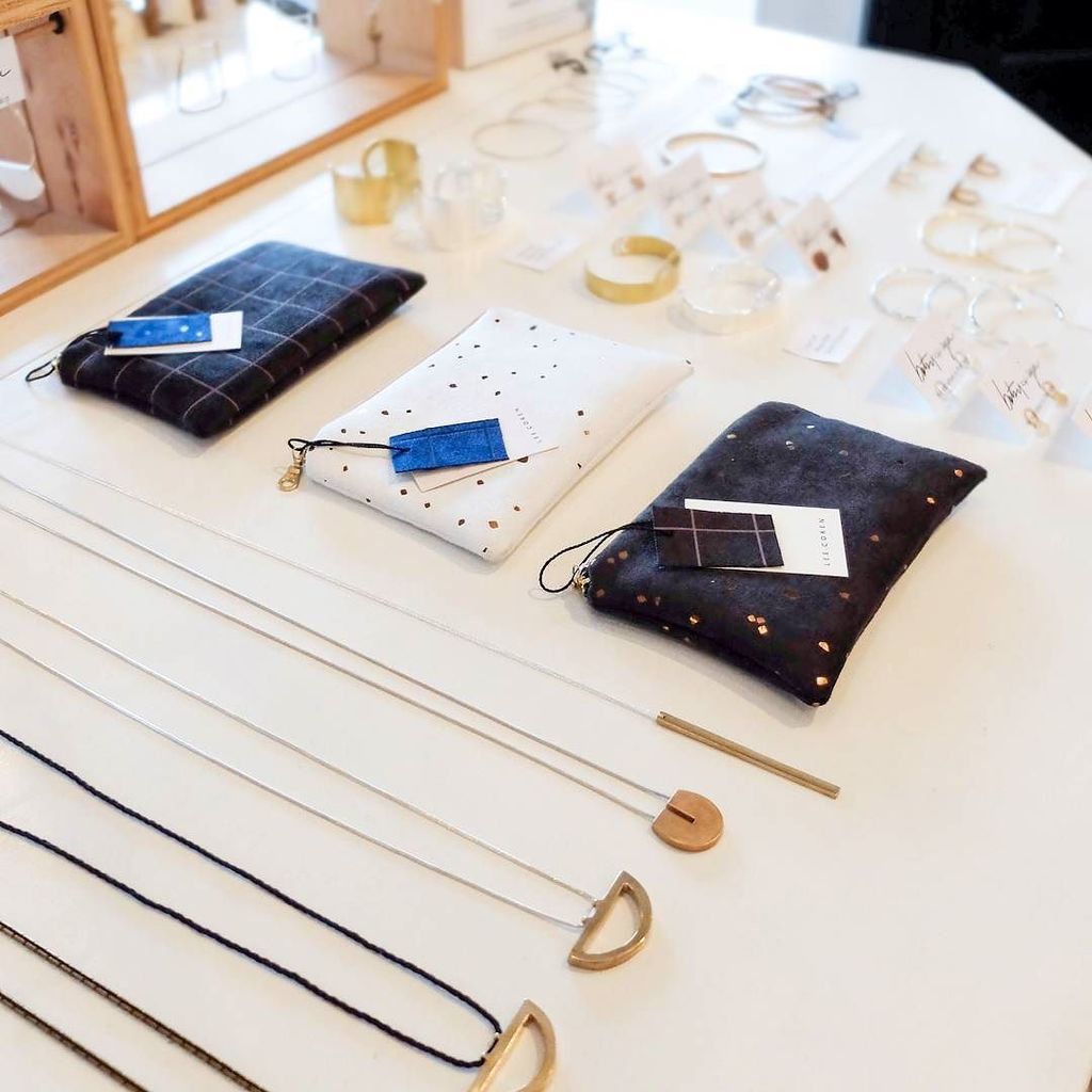 <a href="/leecoren/">Lee Coren</a> pouches are lined up and ready to #gift at <a href="/betsyandiya/">betsy & iya</a>. Love working with other… ift.tt/2fT4VDA