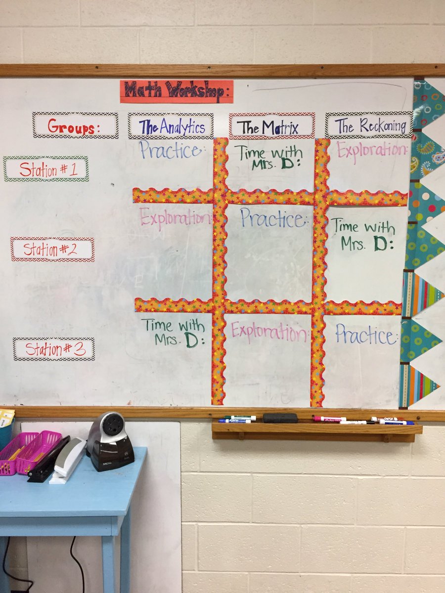 rooks_rachel's tweet photo. Ready for Math Workshop starting Monday! #4Math #4change #4differentiation https://t.co/ZvJBzPWSNS