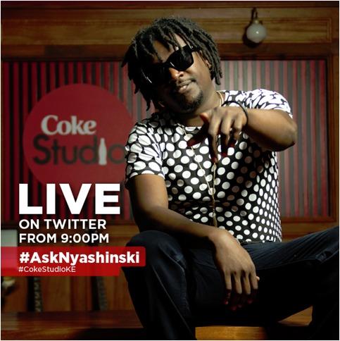 hotsecretz's tweet photo. Any questions for the comeback king, @RealShinski? He will be live tomorrow #AskNyashinski anything. #CokeStudioKE https://t.co/jXWsPytbFZ