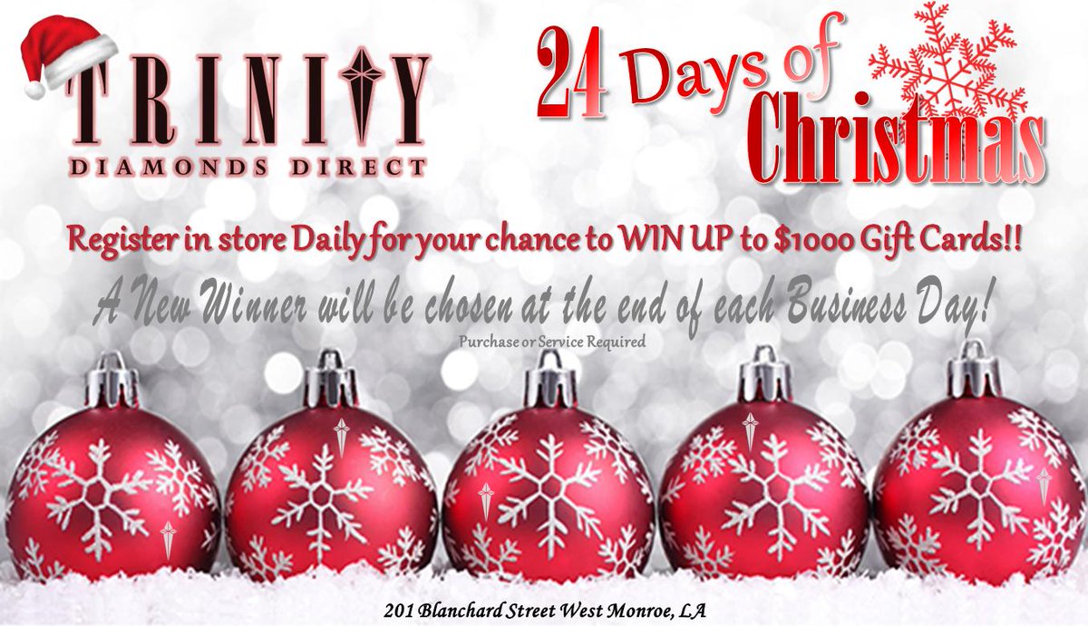 3DiamondsDirect's tweet photo. #trinitydiamondsdirect #24DaysOfChristmas https://t.co/lCJpvuuHCG