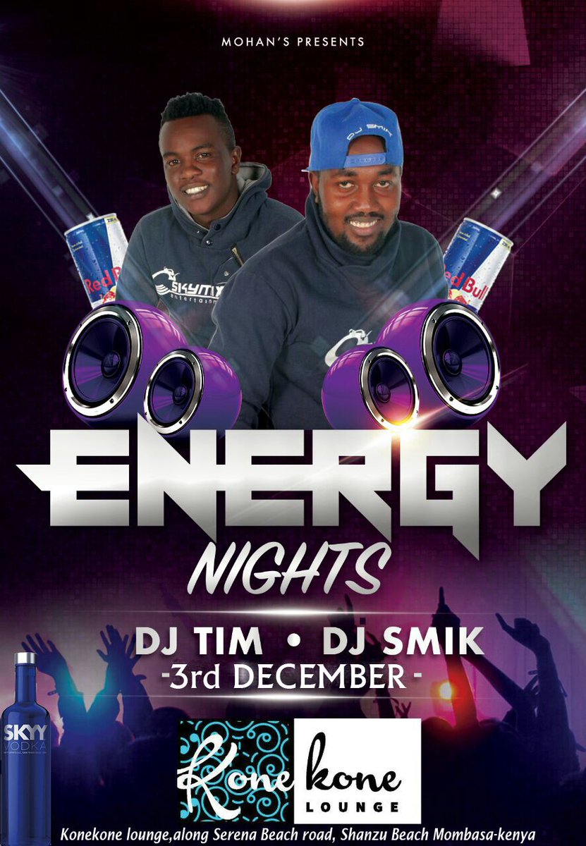 Come through and have some Fun and Good Time With your Squad

#MombasaEnergyNight