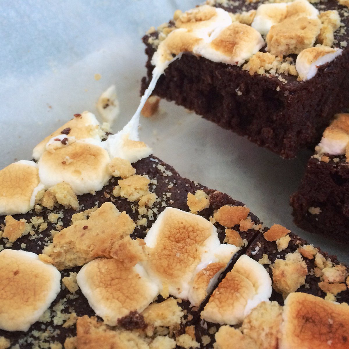Hot fudgy s'mores brownies on the menu tonight <a href="/peckhamfeast/">Peckham Feastival</a> til 11pm!! Topped with our handmade ice cream, hot fudge, whipped cream...YES!