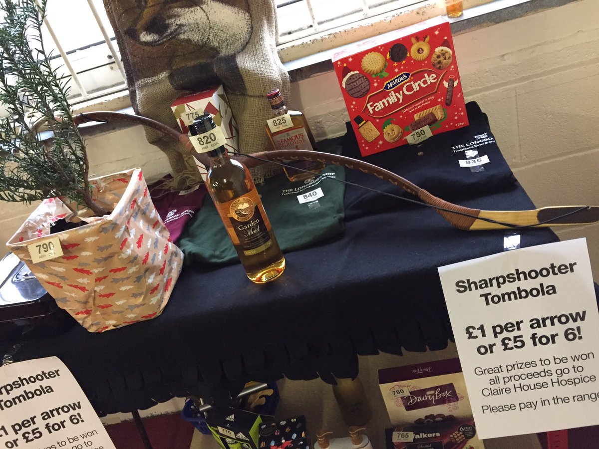 TheLongbowShop's tweet image. Meet the makers and sharpshooter tombola in support of @ClaireHouse