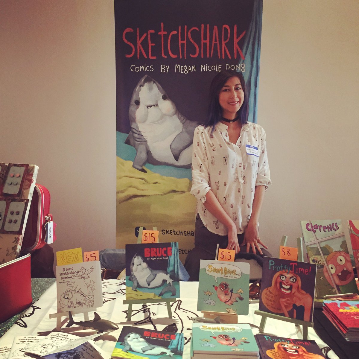 sketchshark's tweet photo. Ready for Comic Arts LA. Find me at 17B! #CALA2016 https://t.co/OyMnhnHuHi