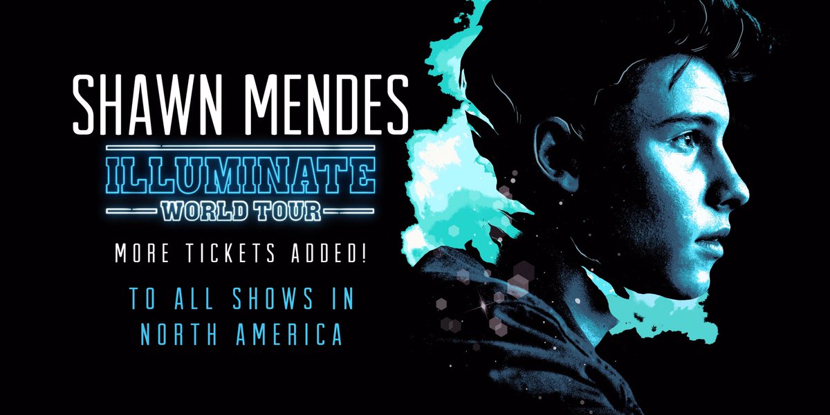 ShawnAccess's tweet photo. More tickets for ALL North American #IlluminateWorldTour dates are onsale now! https://t.co/2RZNdgcSOb https://t.co/whNb9rrACG