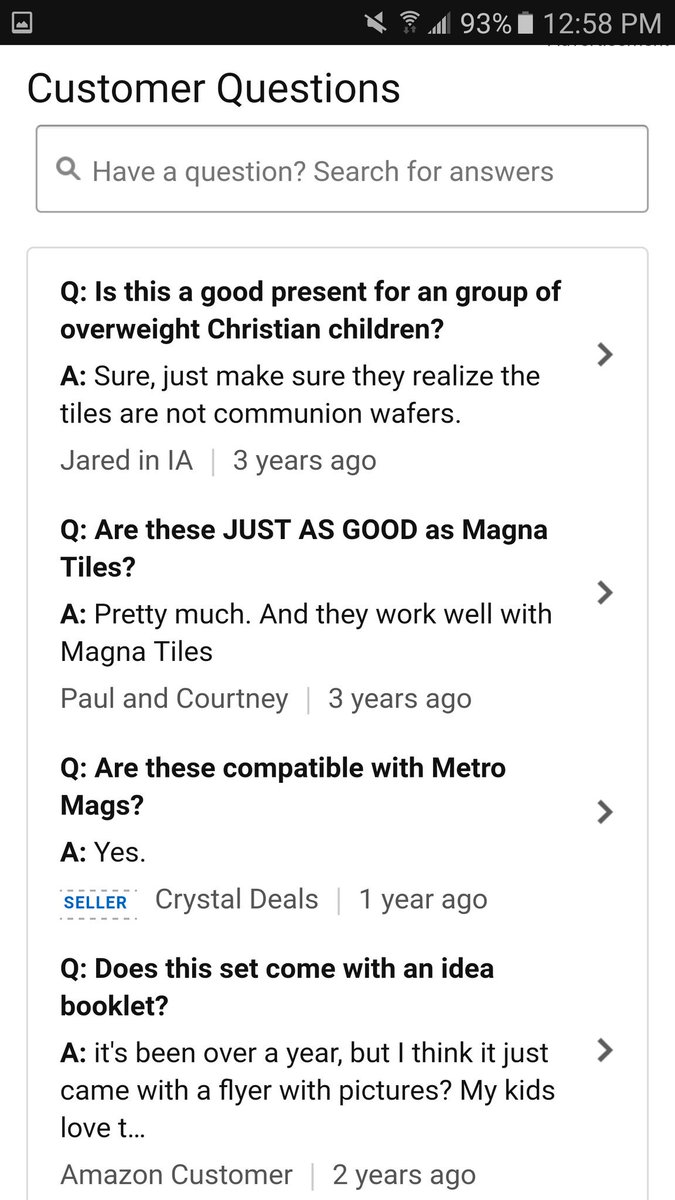 BrandOsbourne's tweet photo. Amazon questions are so helpful. The first question and answer was exactly what I was wondering.
# Amazon #AmazonQuestions #AmazonReviews https://t.co/Dyftv4WauI
