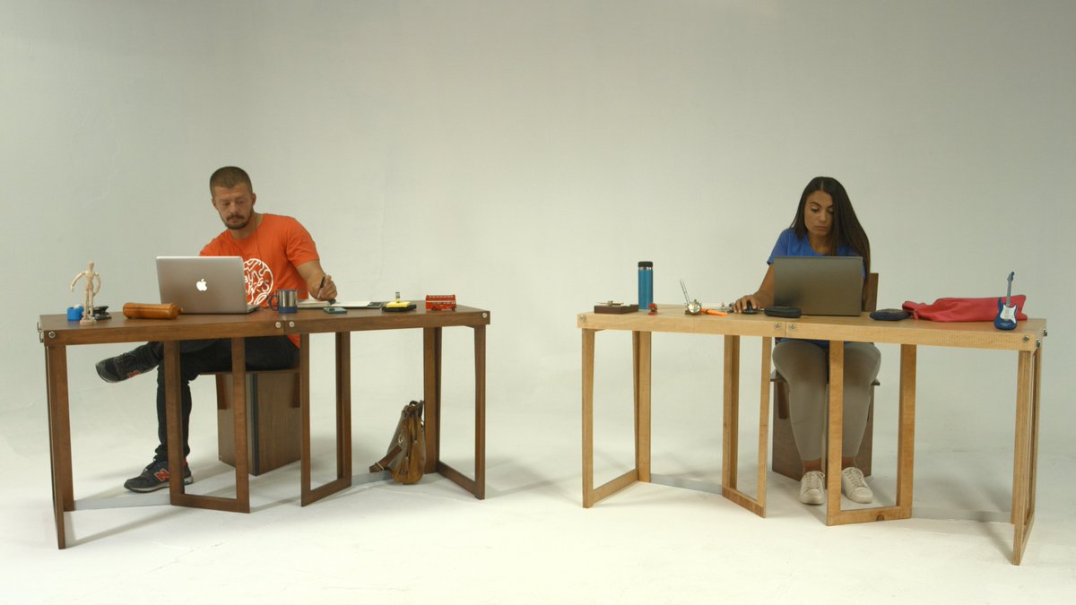 OfficeInCase's tweet image. #OfficeInCase is designed to be a great option for all. A wooden case which is turned into a folding table &amp;amp; chair. ow.ly/Cjkf306odDK