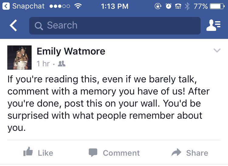 GeorgeWatmore's tweet photo. Never trying to be funny on Facebook ever again https://t.co/7RlMRrbhsG