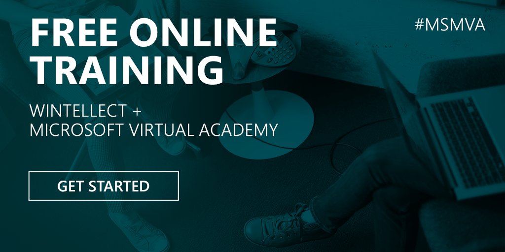 #Wintellect &amp; #MSMVA have joined forces to bring YOU tons of free training sessions online! Explore courses: msft.it/60128y2d0