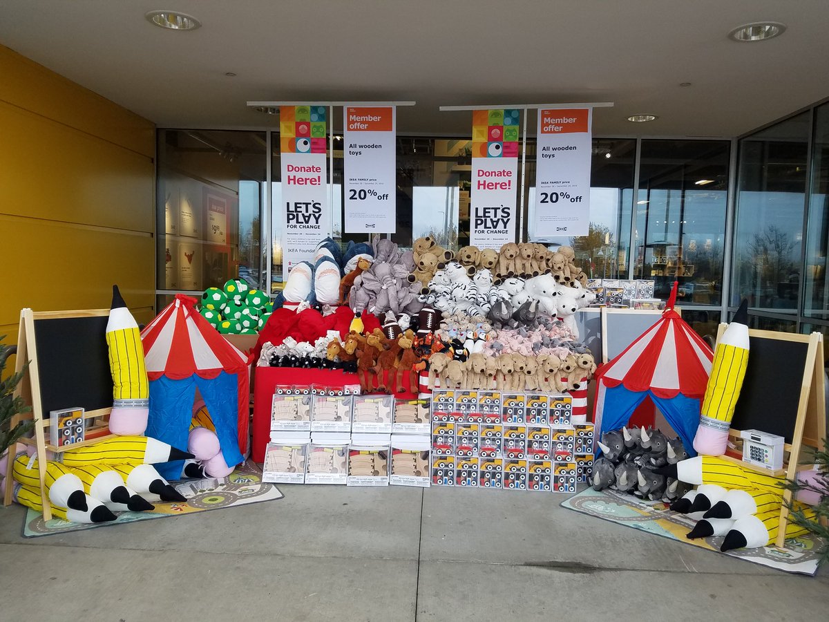 It's on! <a href="/KGWToyDrive/">KGW Great Toy Drive</a> collection event! This is $10,000 of toys our store donated for local kids! Please add to it! #DesignedtoGiveBack