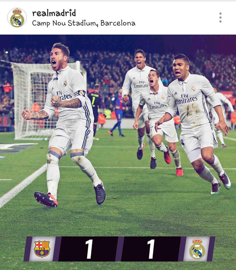 shimaayaaa's tweet photo. Seriously this was fun. .. 😉 #elclasico #halamadrid #RealMadrid #RealMadridVSBarcelona https://t.co/caoob5WiwH