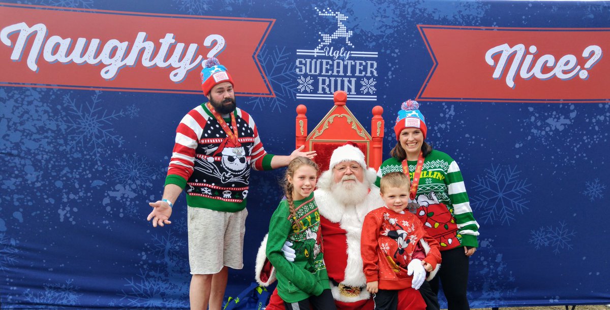 akmasdon's tweet photo. Naughty? ...or Nice? You be the judge #uglysweaterrun #ATL2016 https://t.co/pM4pnvJ3wT