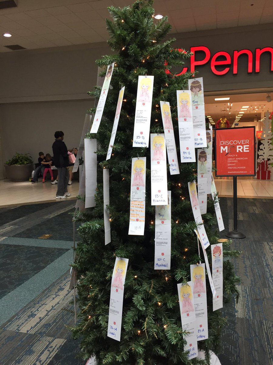 Visit The Old Hickory Mall and adopt an Angel to provide Christmas for a needy child