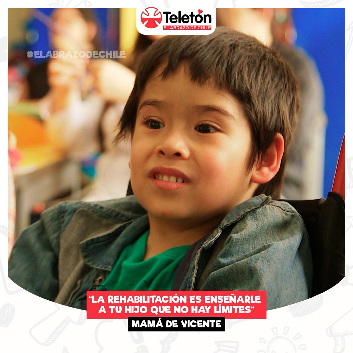 Teleton's tweet photo. Una hermosa historia de amor y rehabilitación que nos demuestra que todo es posible. Conoce a Vicente Cerón en: https://t.co/0K0fJ32Boc ❤️ https://t.co/bZN5KXHHe8