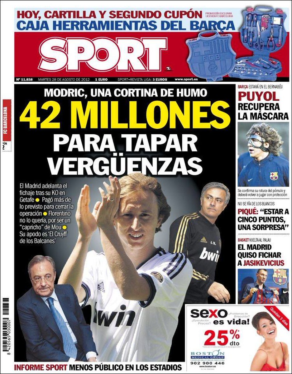 SrNaninho's tweet photo. JAJAJAJAJAJAJA Don Luka Modric, el mejor mediocentro del mundo. @sport https://t.co/wRJE6GuDH7
