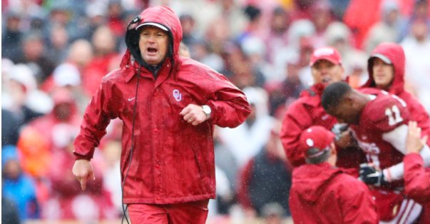 espn's tweet photo. A ring for each finger.

Bob Stoops now has TEN Big 12 championships, more than he has home losses — he's 101-9 in Norman in 18 seasons. https://t.co/dkT7CdwpJO