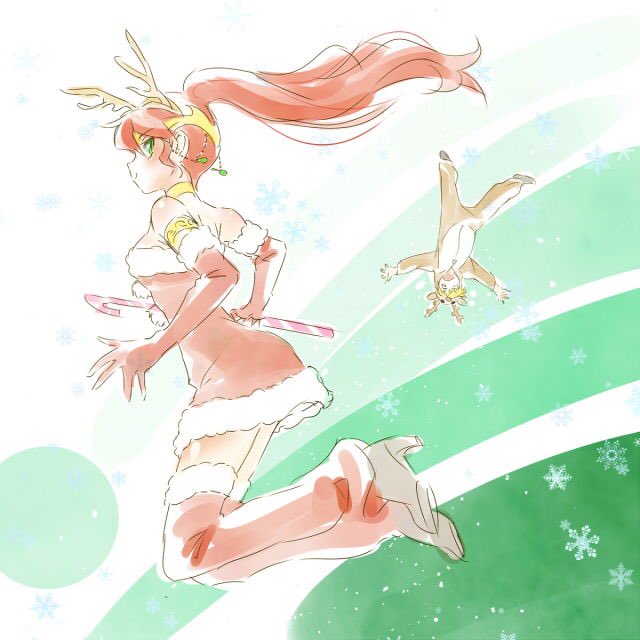 «It's almost nearly Christmas time, eh? I suppose then here's my take.»

((いえすぱ))