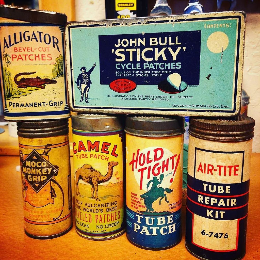 missoulabicycle's tweet image. Patch-Kit City in here #antique #bicycle #patchkit #oldschool ift.tt/2gZrvqb