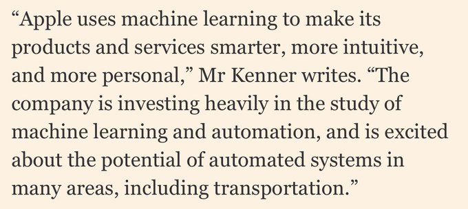 This Apple letter to NHTSA about self-driving cars is not a "strong hint", it is direct confirmation