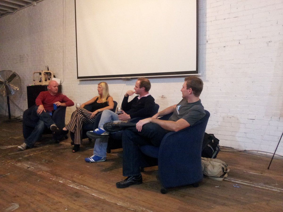 My very first Denver Startup Community event was <a href="/DenverFounders/">DFs</a>, early 2012. At Uncubed <a href="/cefranks/">Chris Franks</a> <a href="/JChurlik/">Joshua Churlik</a> <a href="/kristapaul/">Krista Macco</a> <a href="/PowerOfJosh/">Joshua Elson</a>