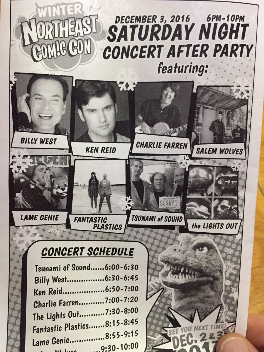 CigarCityMGMT's tweet photo. @PlasticsBand are performing tonight from 8:15-8:45 at the @NEComicCon concert after party! #NorthEastComicCon #TheFutureOfTheFuture https://t.co/tgkqHUe1fD