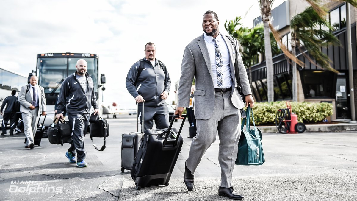 Suh getting ready for the trip to Baltimore. https://t.co/Nim3RhFi5u