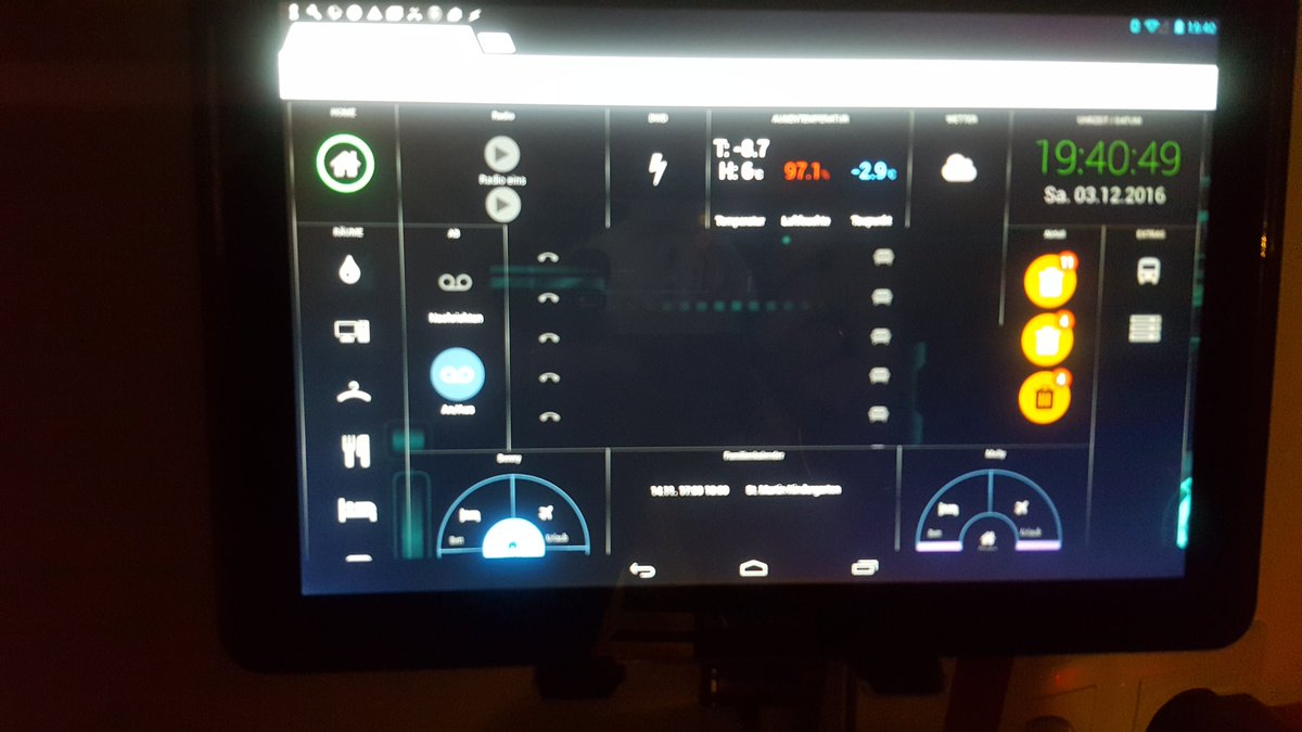 BenWallmeyer's tweet photo. #Fhem #RaspberryPi #TabletUi
Meine Hausautomatisierung nimmt Form an. https://t.co/ubcRXurzeA