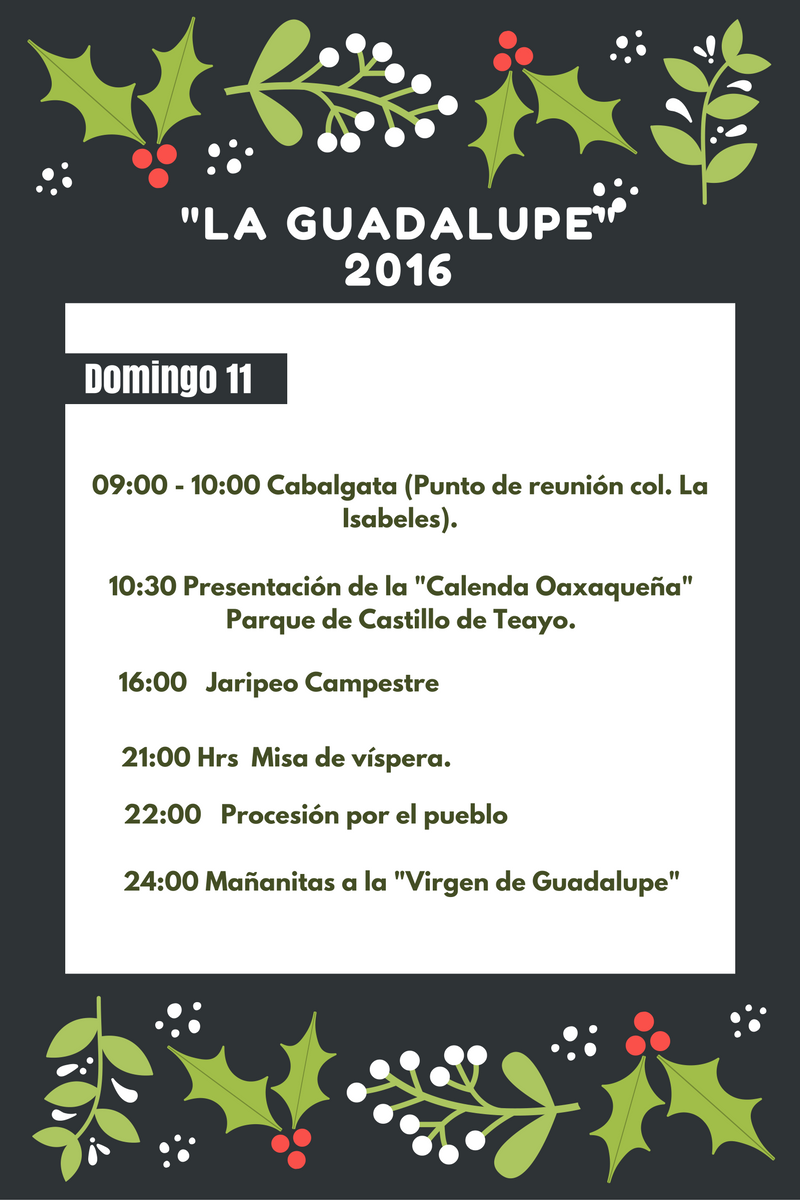 castillodteayo's tweet photo. ¡Buenas tardes amigas y amigos! queremos compartir con ustedes información que les servirá FIESTA ANUAL LA GUADALUPE 2016 #CastilloDeTeayo https://t.co/RiSfVmD1nI