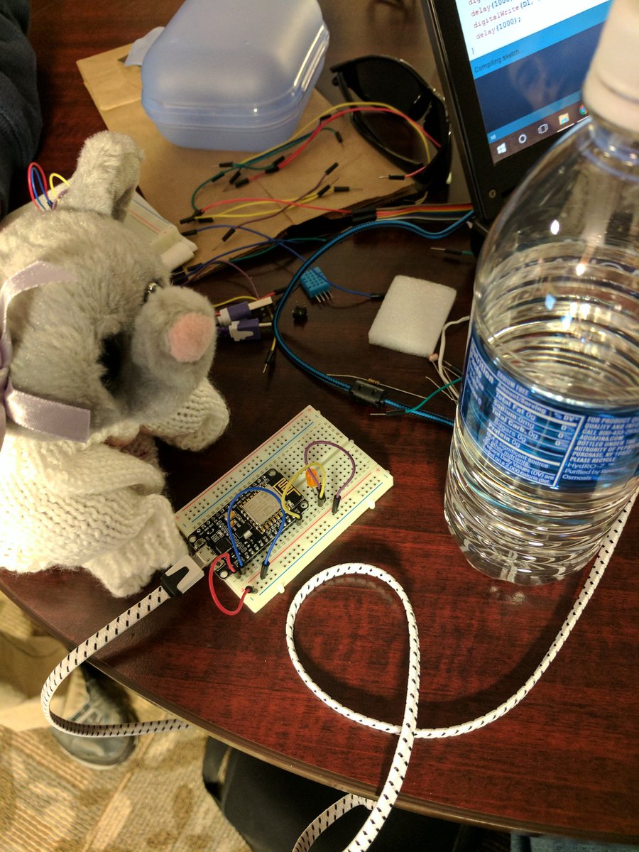 tooshel's tweet image. Elephie the elephant and adventures at #devfestmuncie ...GDG NA peeps get it.