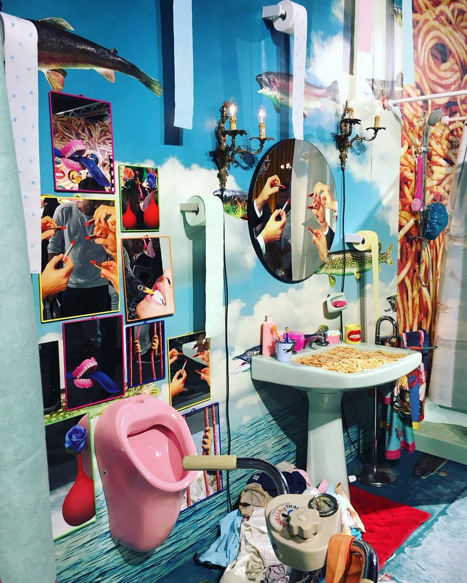 Come #artbasel at the Miami Beach Convention center. #ZabCab [pic by @hannahdordick]