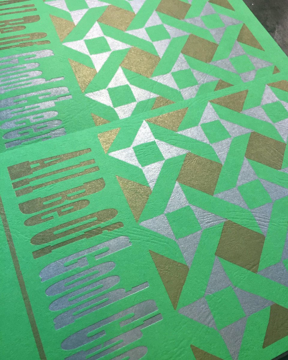 #MainX24 is in full swing: Come print one of these 2 color letterpress prints at our downtown studio until 4pm.