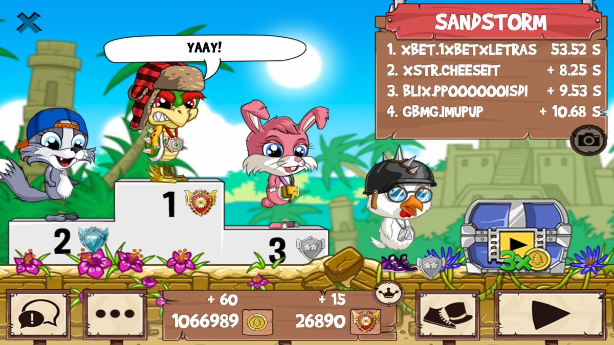 ELLETRAS1's tweet photo. Get on my level, son! #funrun2 #Cheeseit #Ppooooooisdi #imupup https://t.co/CaNcDhroNM