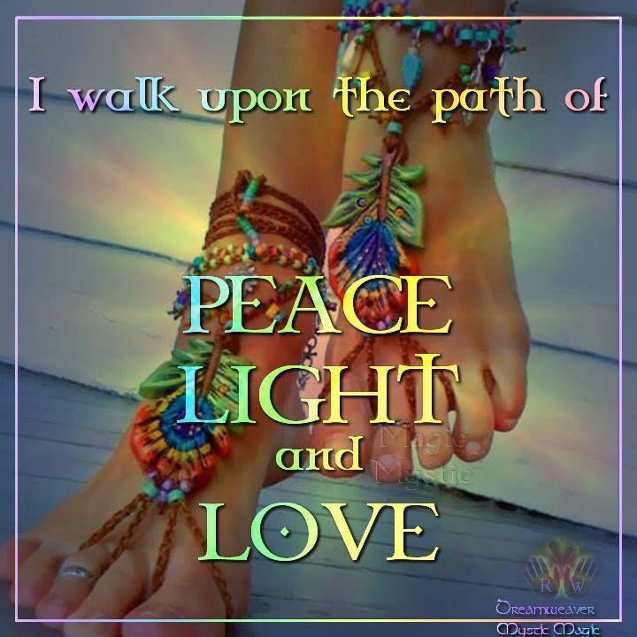 Walk with #Peace #Love & #Light. #JoyTrain #Joy #BeKind RT @tomalpat @AngeLtongue