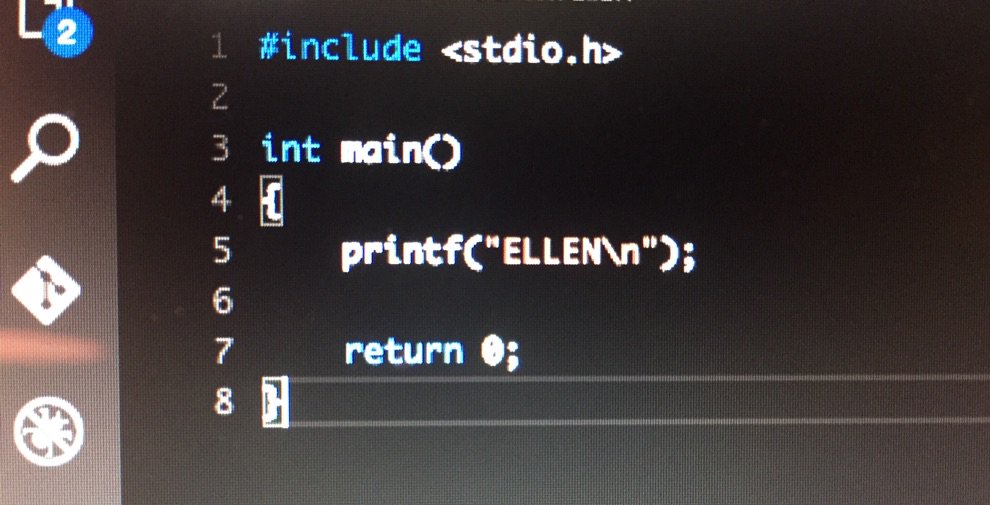 flinde's tweet photo. My 7 year old wrote and compiled her first program today! #C #GCC @code #prouddad #programmeramera https://t.co/KoGAL6CCOC