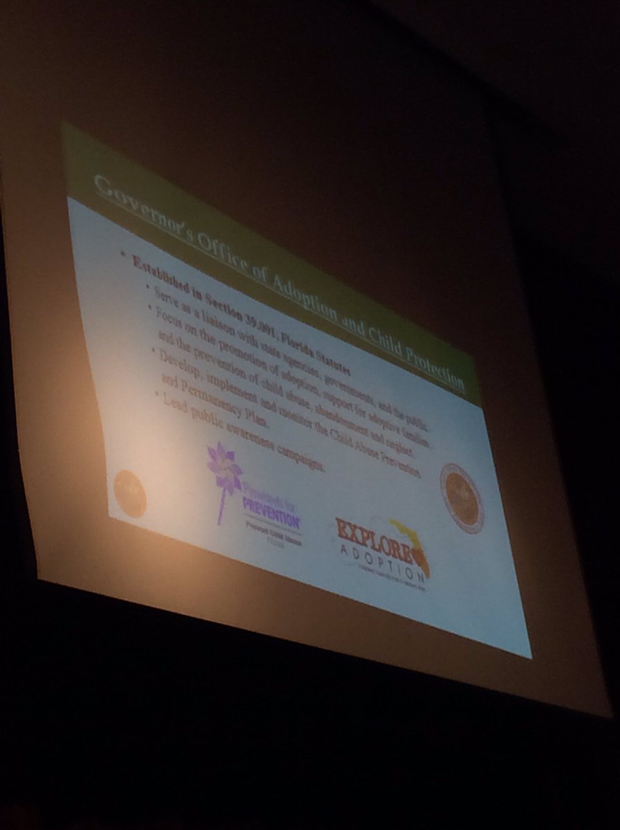 josephedison's tweet photo. Thank you Zakary Gibson from @FLGovScott Office of Adoption &amp; Child Protection. "Let's partner up for the children" #allchildrensummit https://t.co/IYAyIUekpc
